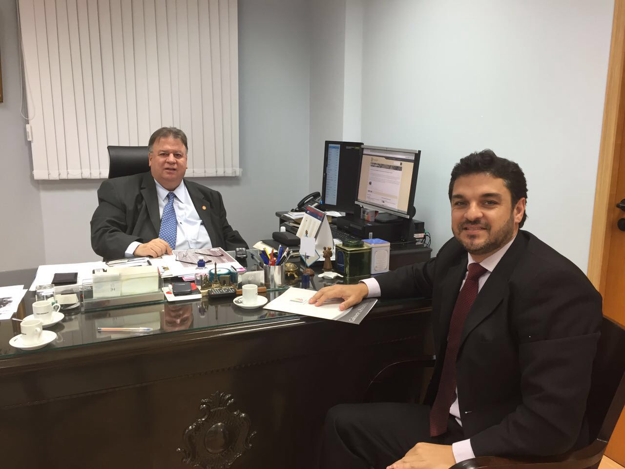 Encontro presidente JUCESC com presidente TJ